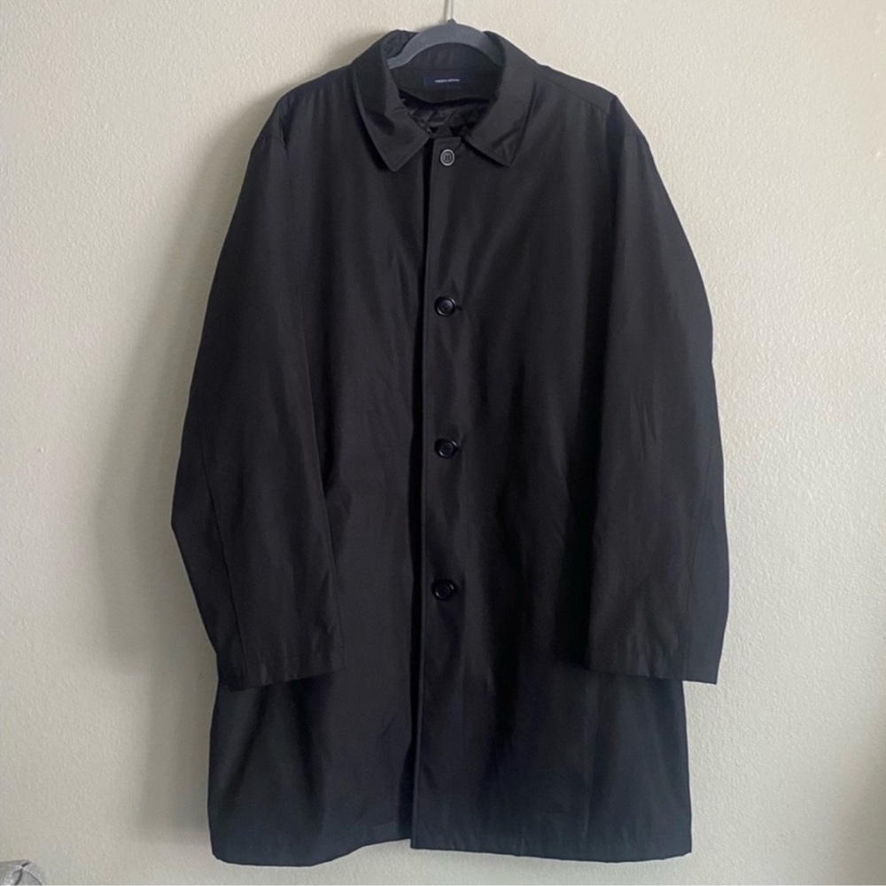 Nautica Men’s Black Long Raincoat Jacket✨